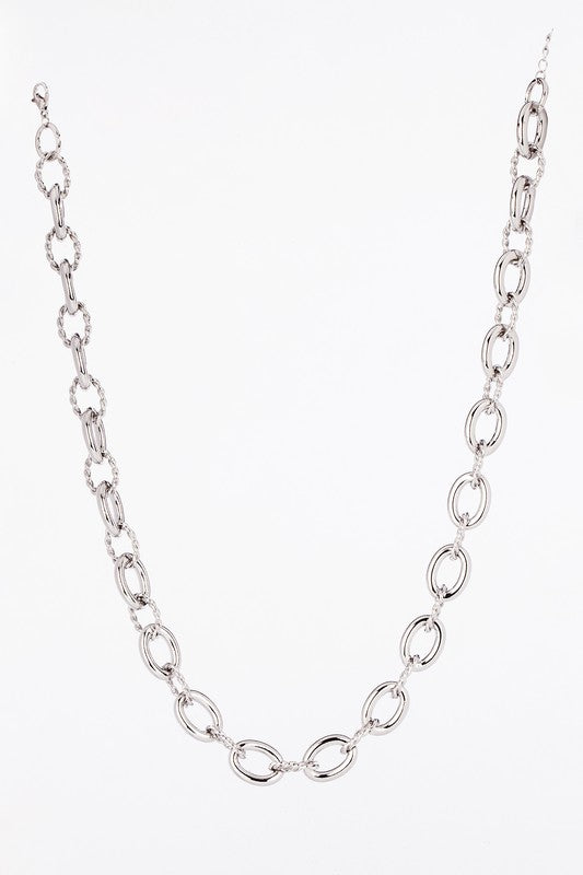 Giana Silver Bold Chain Necklace