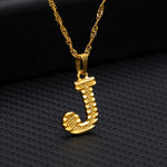 Load image into Gallery viewer, Initial Letters Gold-Plated Pendant Necklace
