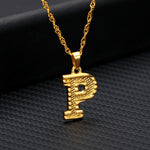 Load image into Gallery viewer, Initial Letters Gold-Plated Pendant Necklace
