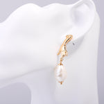 Load image into Gallery viewer, Women  Fashion Trend Exaggerated Hand Long Drop  Earrings
