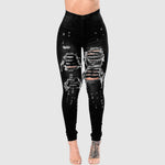 Load image into Gallery viewer, Women&#39;s Ripped Denim Pants
