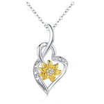 Load image into Gallery viewer, Sunshine Sunflower Pendant
