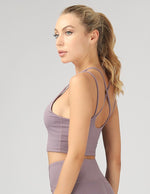 Load image into Gallery viewer, Split Shoulder Strap Crop Top
