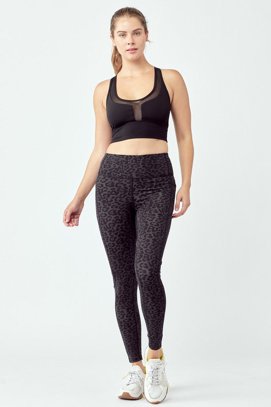 Black Leopard Leggings