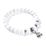 Load image into Gallery viewer, Lovely White Beads Charm Bracelet
