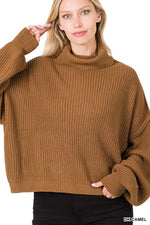 Load image into Gallery viewer, Oversized Turtleneck Sweater
