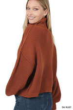 Load image into Gallery viewer, Oversized Turtleneck Sweater
