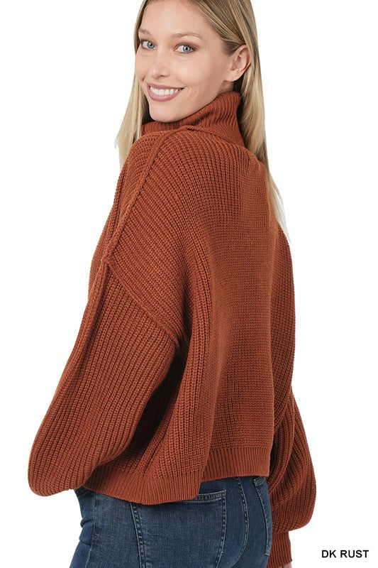 Oversized Turtleneck Sweater