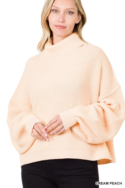 Oversized Turtleneck Sweater