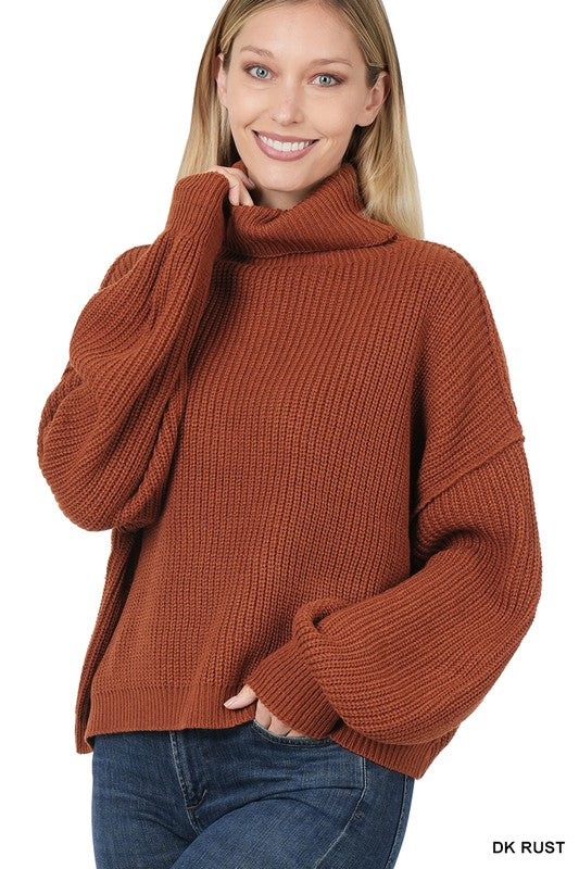 Oversized Turtleneck Sweater