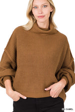 Load image into Gallery viewer, Oversized Turtleneck Sweater
