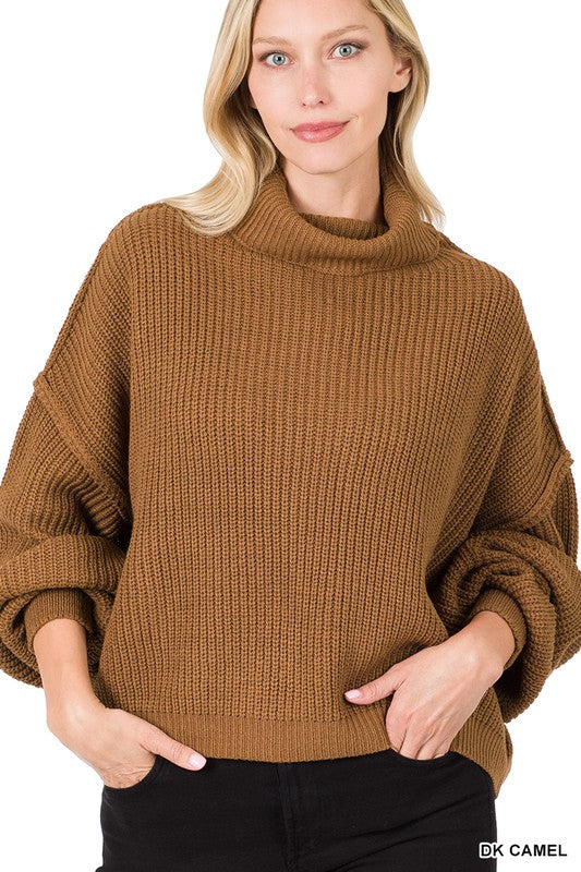 Oversized Turtleneck Sweater