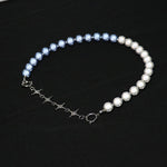 Load image into Gallery viewer, Luminous Pearl Stitching Necklace
