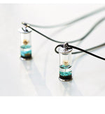 Load image into Gallery viewer, Dried Flowers Glass Bottle Necklace
