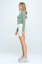 Load image into Gallery viewer, Seamless long sleeve workout top Sport Top
