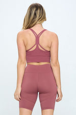 Load image into Gallery viewer, Criss Cross Back Sports Bra Active Wear
