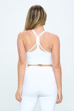 Load image into Gallery viewer, Criss Cross Back Sports Bra Active Wear
