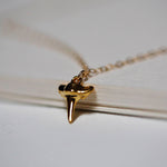 Load image into Gallery viewer, Alloy Shark Tooth Pendant Necklace
