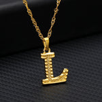 Load image into Gallery viewer, Initial Letters Gold-Plated Pendant Necklace
