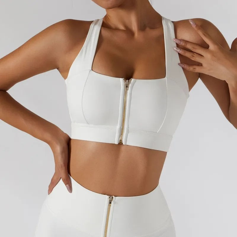 Nika Zip Sports Bra