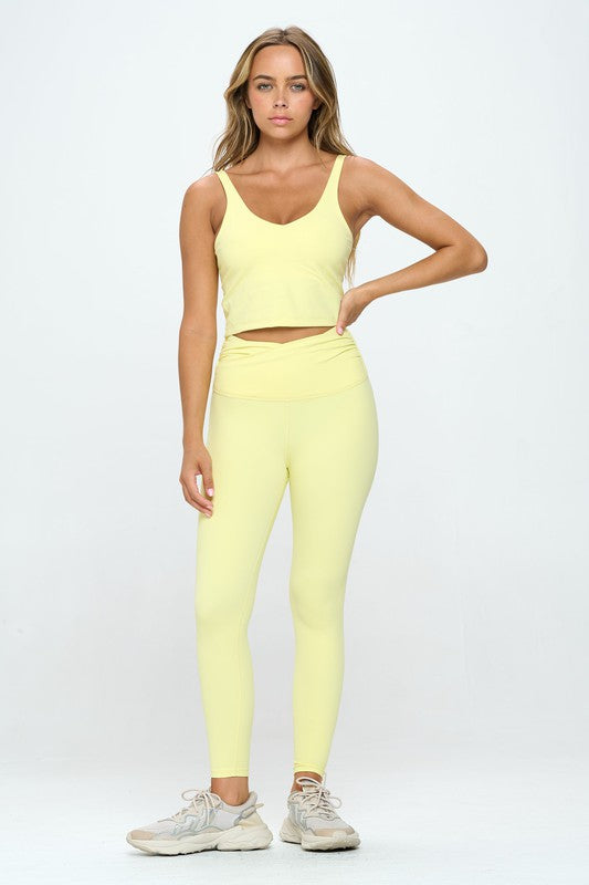 2 Piece Activewear Set Top and Leggings