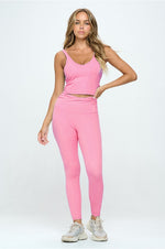 Load image into Gallery viewer, 2 Piece Activewear Set Top and Leggings
