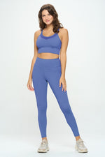 Load image into Gallery viewer, 2 Piece Activewear Set Top and Leggings
