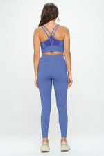 Load image into Gallery viewer, 2 Piece Activewear Set Top and Leggings
