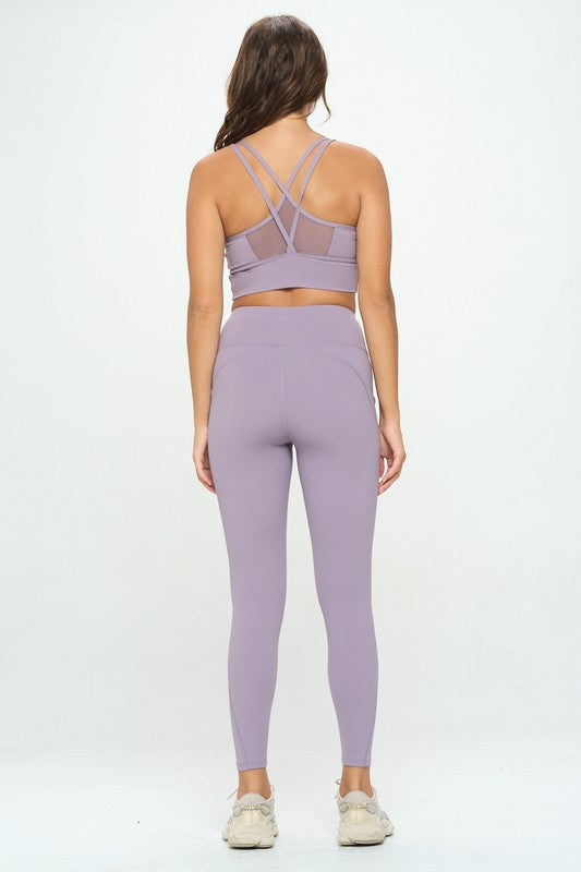 2 Piece Activewear Set Top and Leggings