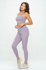 Load image into Gallery viewer, 2 Piece Activewear Set Top and Leggings
