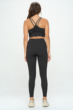 Load image into Gallery viewer, 2 Piece Activewear Set Top and Leggings
