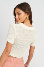 Load image into Gallery viewer, Audrey Ribbed Knit Crop Top
