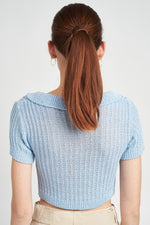 Load image into Gallery viewer, Audrey Ribbed Knit Crop Top
