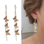 Load image into Gallery viewer, Butterfly Tassel Earrings
