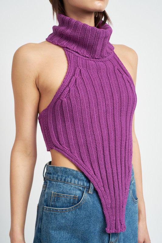 Claire Turtleneck Knit Top