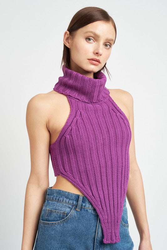 Claire Turtleneck Knit Top