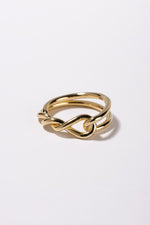 Load image into Gallery viewer, Lola Gold Twisted Loop Ring
