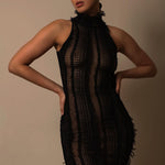 Load image into Gallery viewer, Fashion Wispy See-through Halter  Dress
