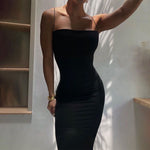 Load image into Gallery viewer, Raina Thin-Strap Long Bodycon Dress
