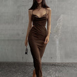 Load image into Gallery viewer, Elyse Cut-Out Waist Dress
