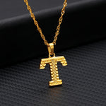 Load image into Gallery viewer, Initial Letters Gold-Plated Pendant Necklace
