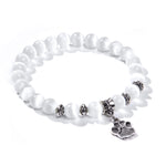 Load image into Gallery viewer, Lovely White Beads Charm Bracelet
