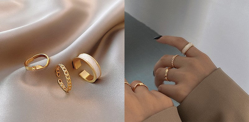 Trendy fashion ring