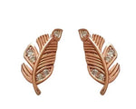 Load image into Gallery viewer, Leaf Fashion Feather Stud Earrings
