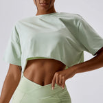 Load image into Gallery viewer, Becca Sports Cropped Tee Shirt
