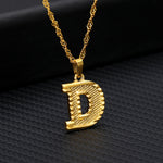 Load image into Gallery viewer, Initial Letters Gold-Plated Pendant Necklace
