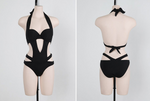 Load image into Gallery viewer, Halter Cut Out One Piece Swimsuit
