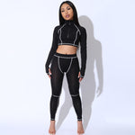 Load image into Gallery viewer, Long Sleeve Fitness Fashion Set
