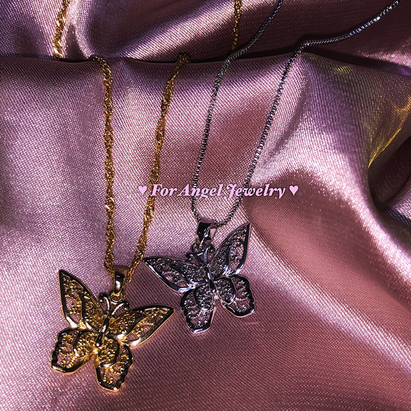 Butterfly Pendant Necklace