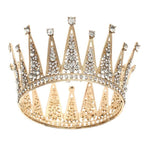 Load image into Gallery viewer, Alloy Hollow Diamond Crown Hair Accessories
